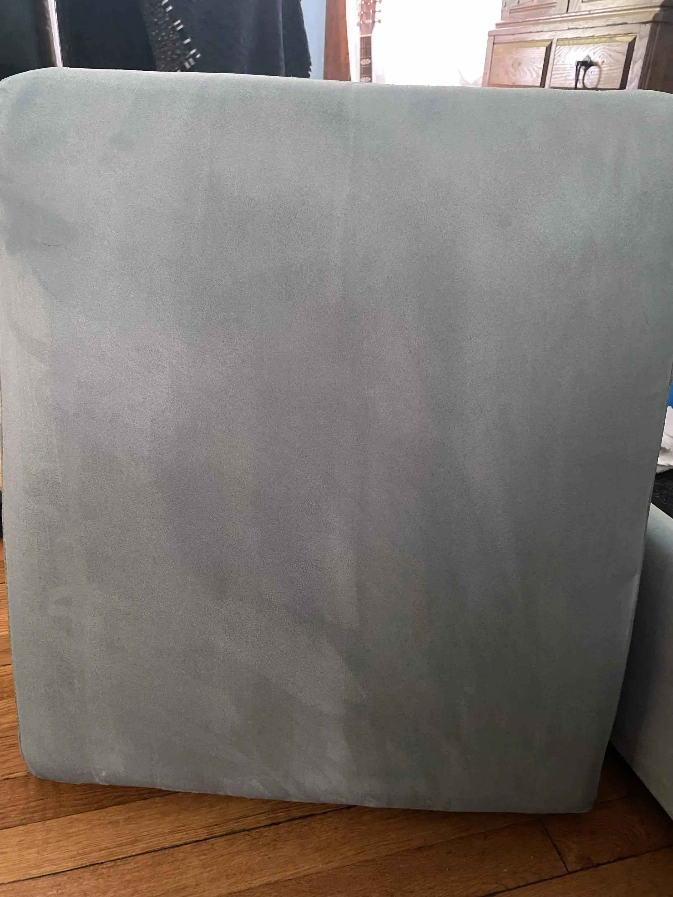 After: Upholstery cleaning